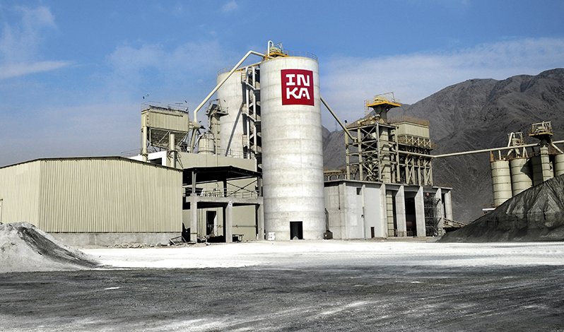 Planta cementera Cementos Inka en Lurigancho-Chosica, Lima, ejecutada por Inversiones Lucong